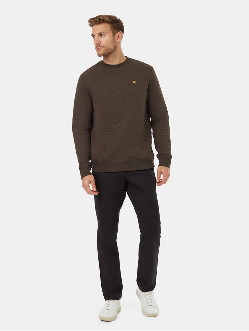 TENTREE Quilted Classic CrewMen's Eco-Friendly Quilted Sweatshirt